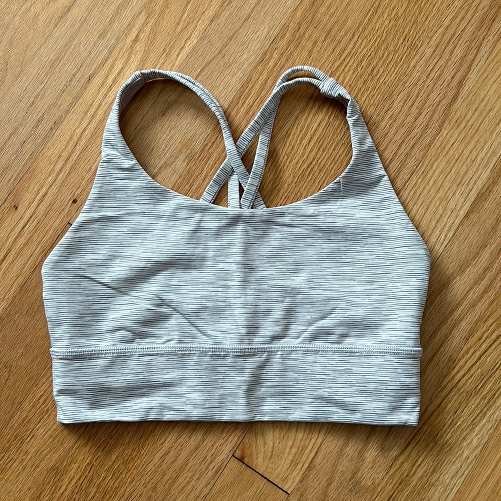 Lululemon energy sports bra longline size 6